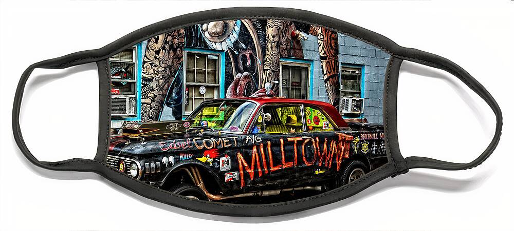 Car Face Mask featuring the photograph Milltown's Edsel Comet by Mike Martin