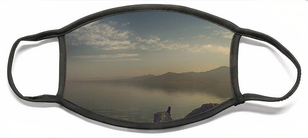 Salton Sea Face Mask featuring the photograph Misty Memories by Laurie Search