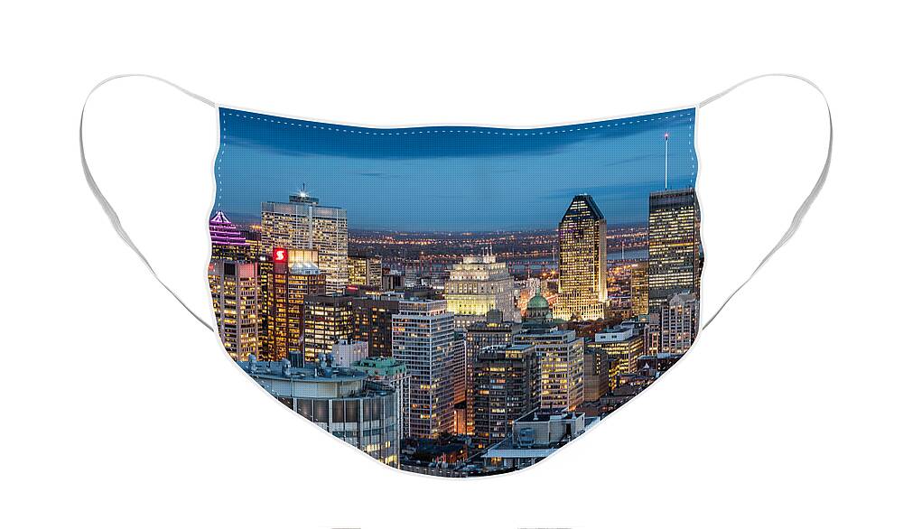 Canada Face Mask featuring the photograph Montreal by Mihai Andritoiu