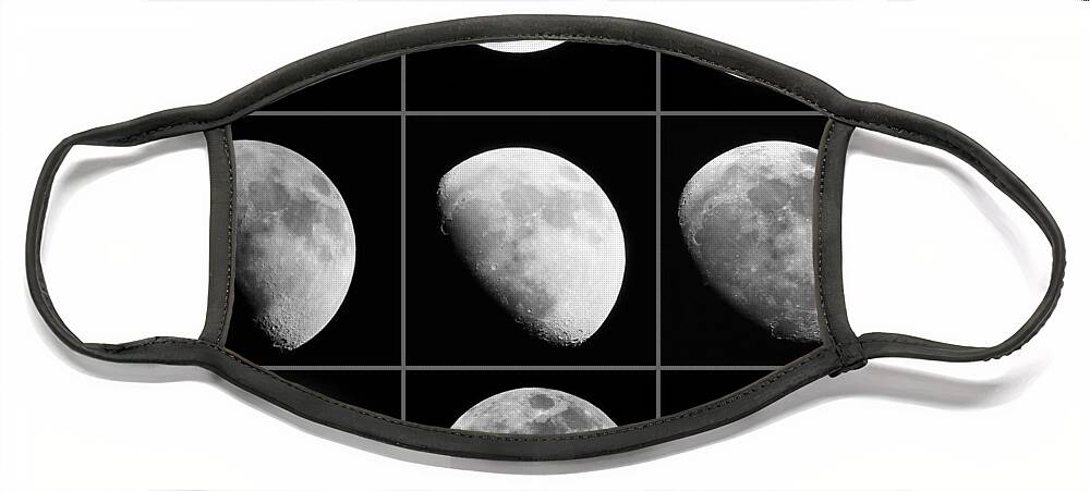 Moon Face Mask featuring the photograph Moon Progression by Jackson Pearson