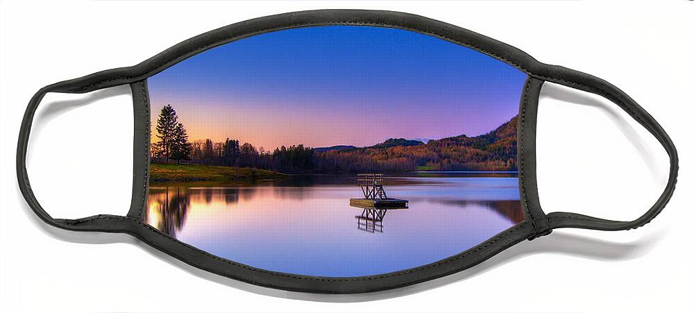 Scenery Face Mask featuring the photograph Morning Glory.. by Nina Stavlund