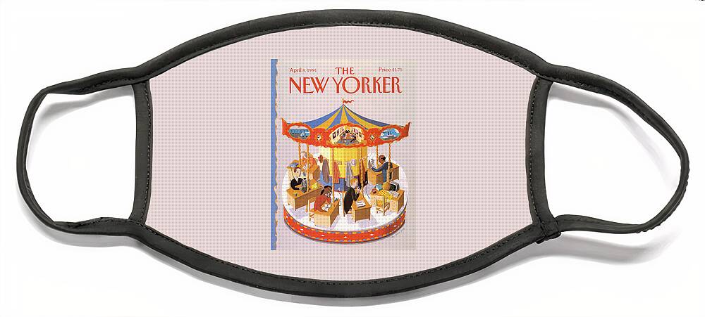 New Yorker April 8th, 1991 Face Mask