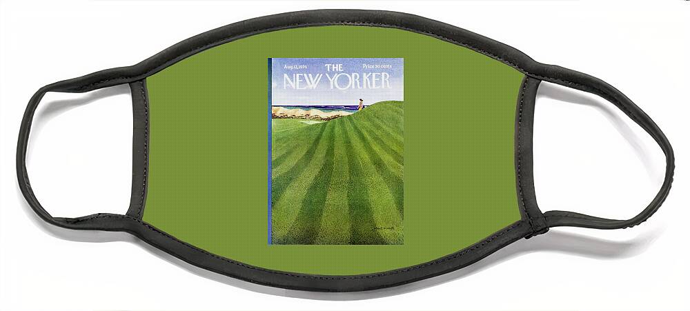 New Yorker August 12th 1974 Face Mask