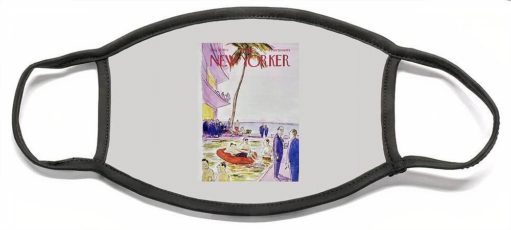 New Yorker August 19th 1972 Face Mask