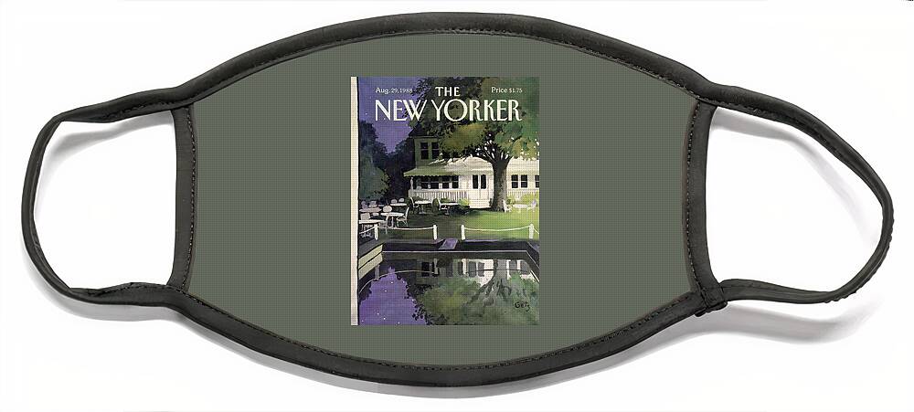 New Yorker August 29th, 1988 Face Mask