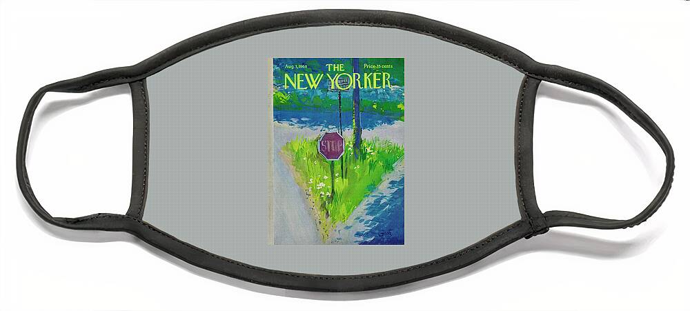 New Yorker August 3rd 1968 Face Mask