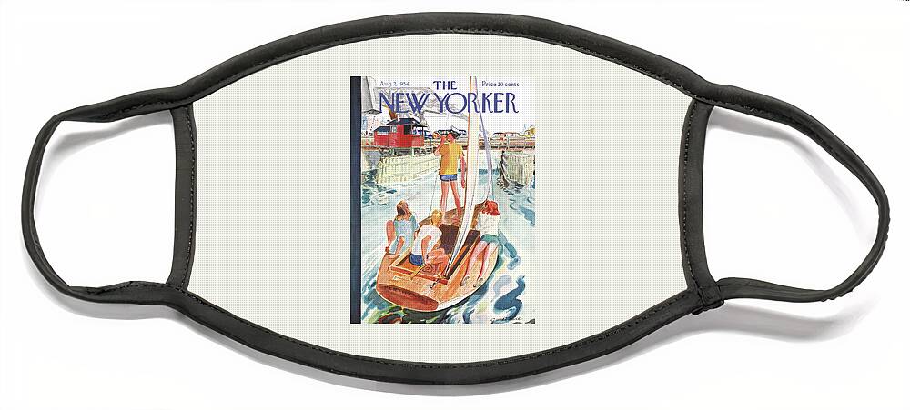 New Yorker August 7th, 1954 Face Mask