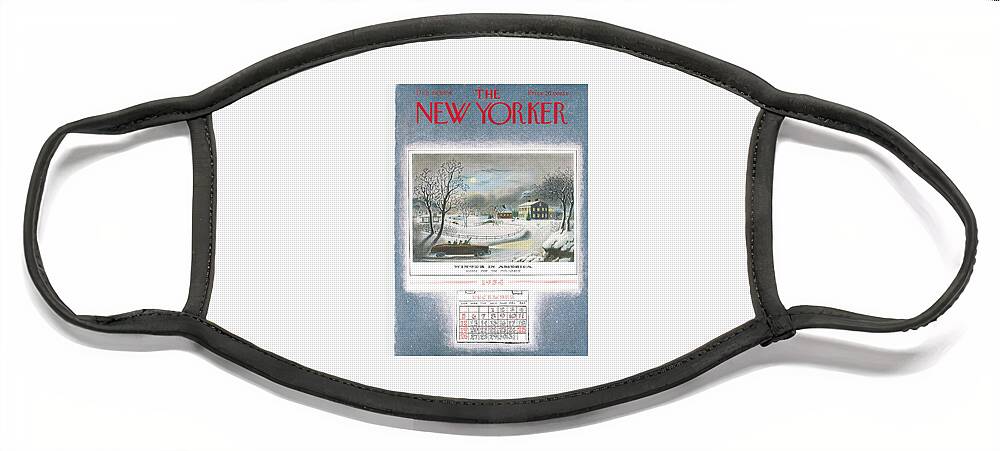 New Yorker December 25th, 1954 Face Mask