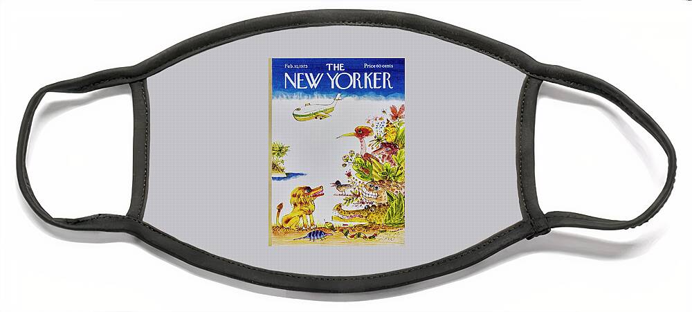 New Yorker February 10th 1975 Face Mask