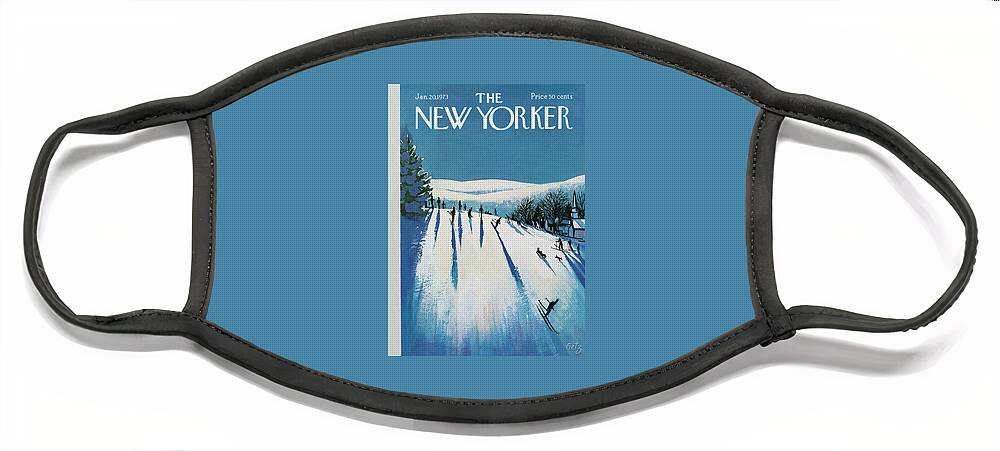 New Yorker January 20th, 1973 Face Mask