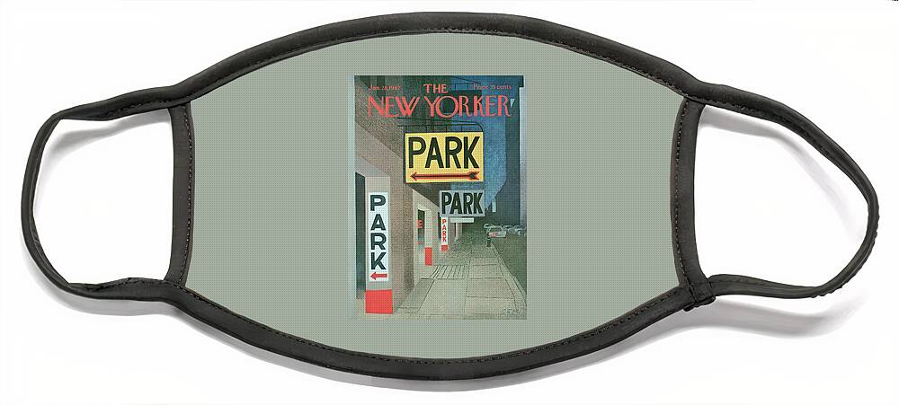 New Yorker January 28th, 1967 Face Mask