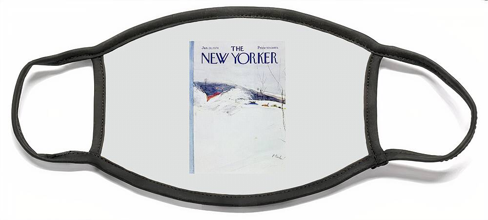 New Yorker January 28th 1974 Face Mask