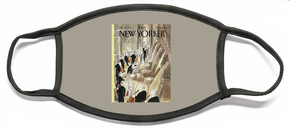New Yorker January 28th, 1985 Face Mask