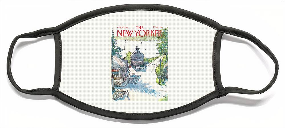 New Yorker July 4th, 1983 Face Mask