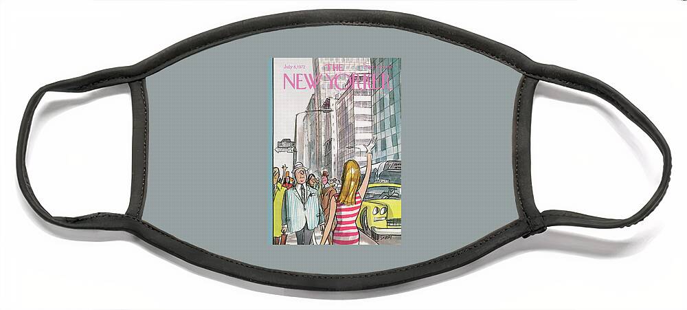 New Yorker July 8th, 1972 Face Mask