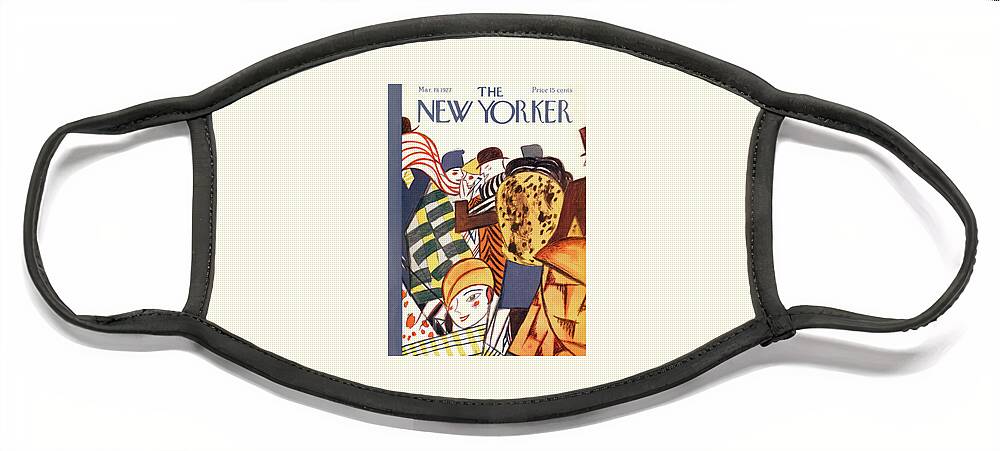 New Yorker March 19th, 1927 Face Mask