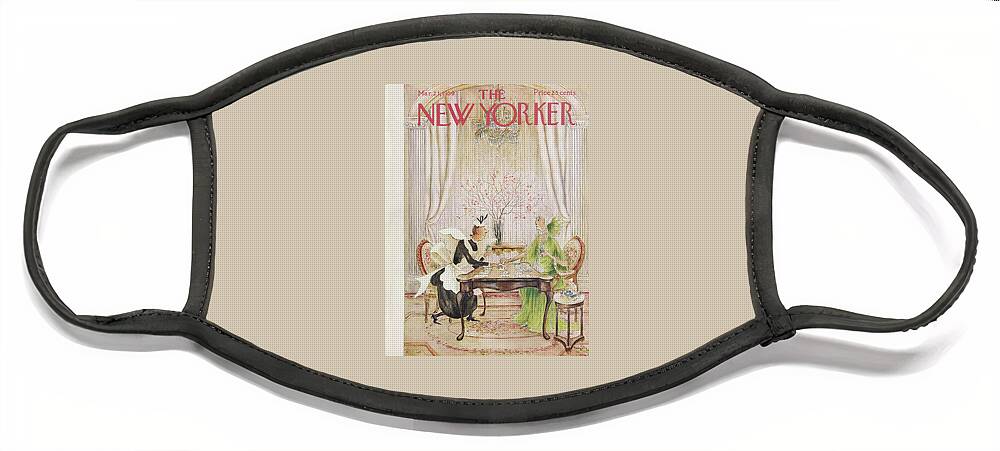 New Yorker March 21st, 1959 Face Mask