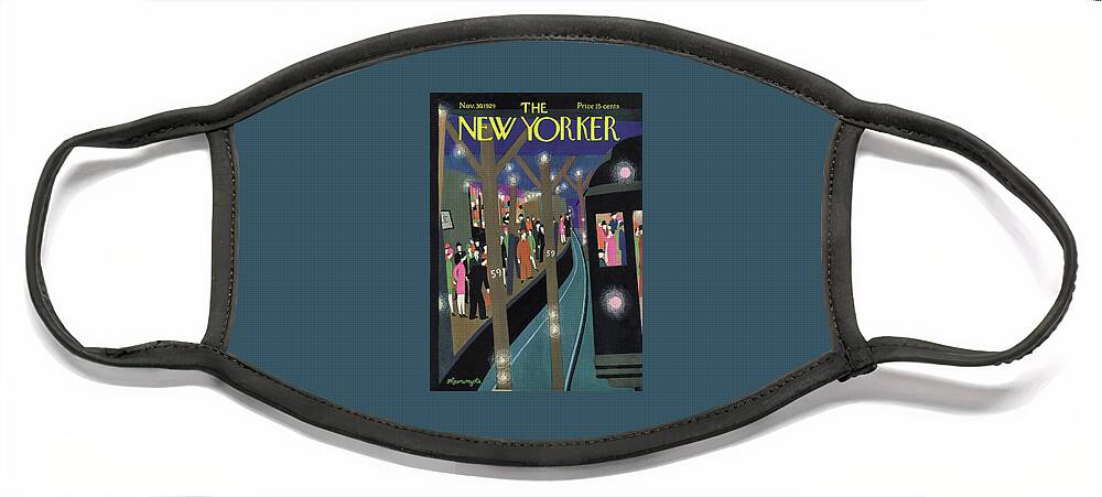 New Yorker November 30th, 1929 Face Mask