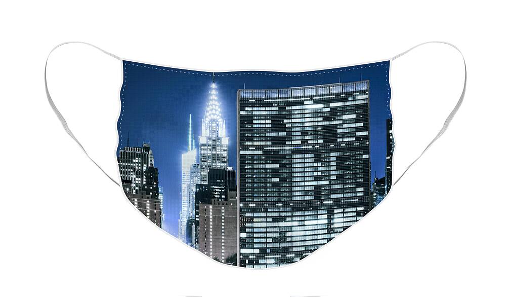 Gantry Plaza State Park Face Mask featuring the photograph NY Sights by Theodore Jones