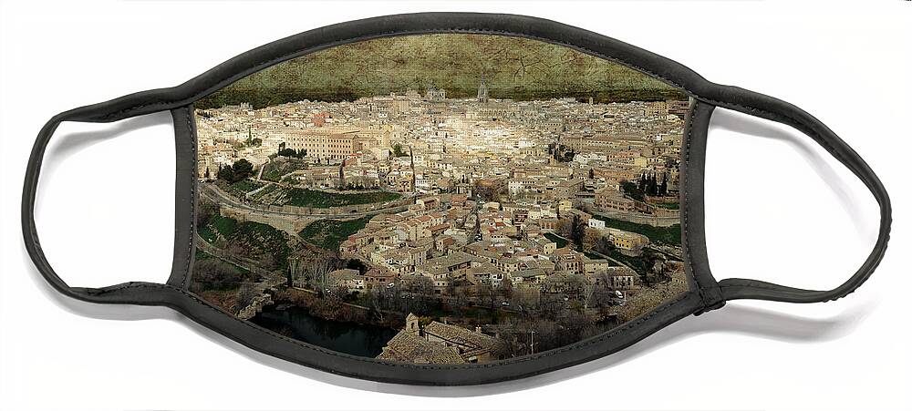 Toledo Face Mask featuring the photograph Old city of Toledo by RicardMN Photography