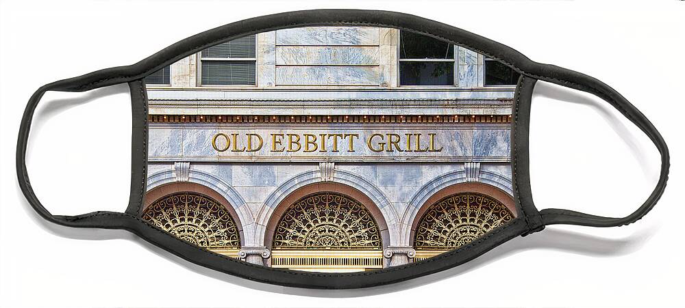 Old Ebbitt Grill Face Mask featuring the photograph Old Ebbitt Grill by Jemmy Archer