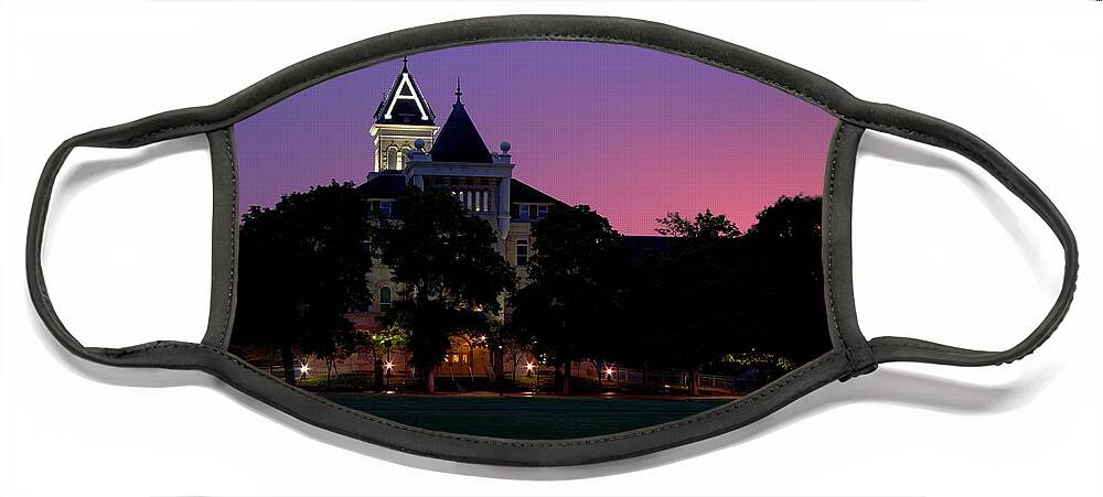 Aggie Face Mask featuring the photograph Old Main by David Andersen