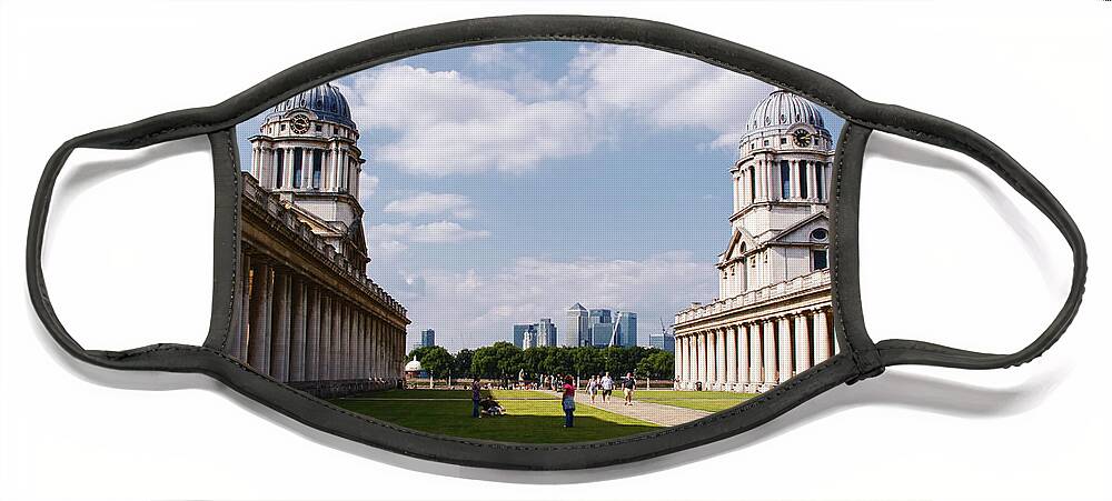 London Face Mask featuring the photograph Old Royal Navy College Greenwich by Nicky Jameson