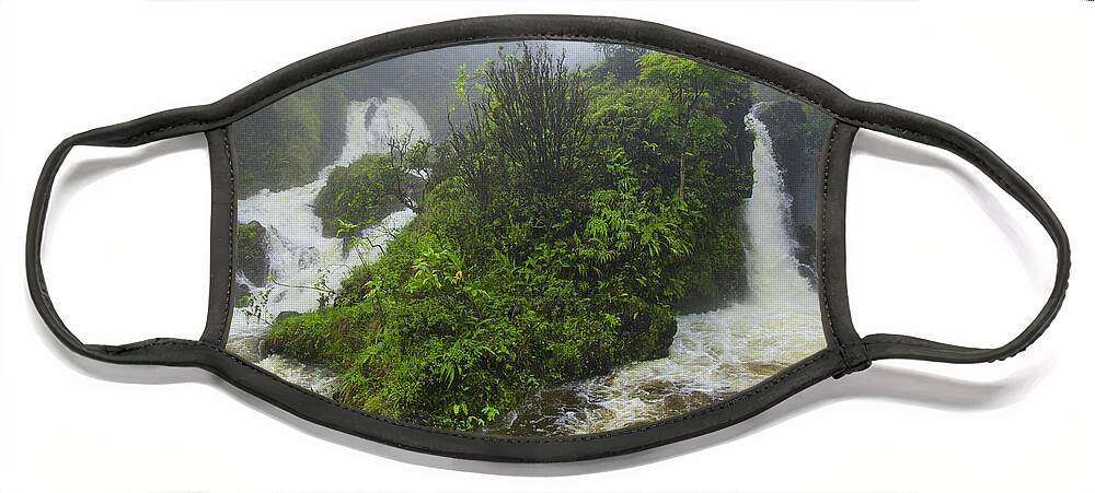 Maui Face Mask featuring the photograph On The Road To Hana by Theresa Tahara