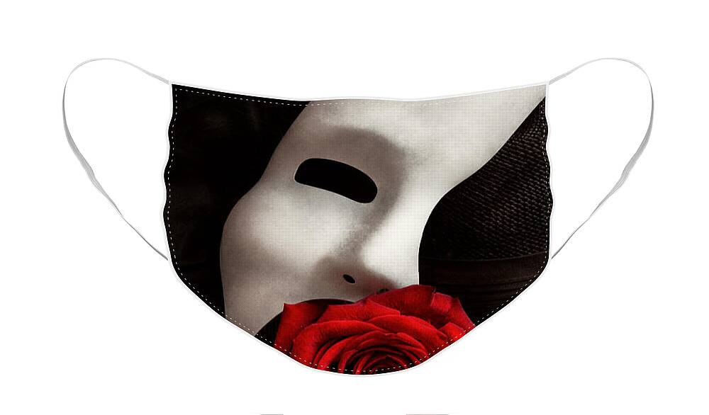 Opera Face Mask featuring the photograph Opera - Mystery and The opera by Mike Savad
