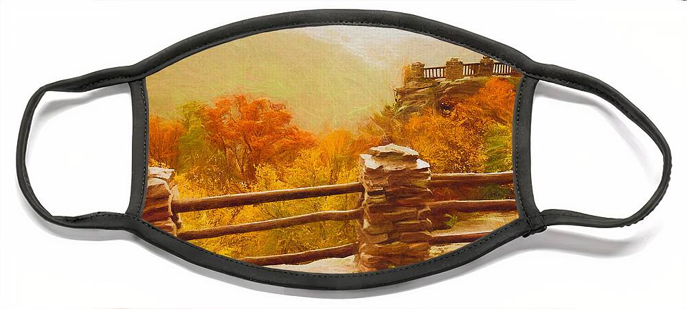 Fall Face Mask featuring the photograph Overlook - Fall in West Virginia by Kathleen K Parker