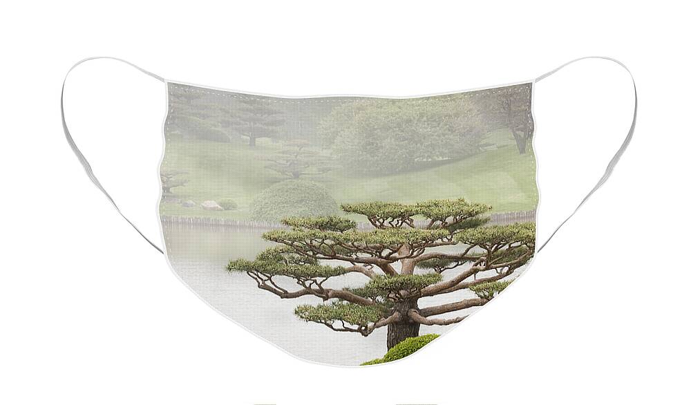 Japanese Garden Face Mask featuring the photograph Peace by Patty Colabuono