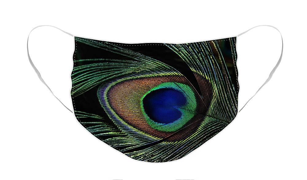 Animals Face Mask featuring the photograph Peacock Eye by Joachim G Pinkawa