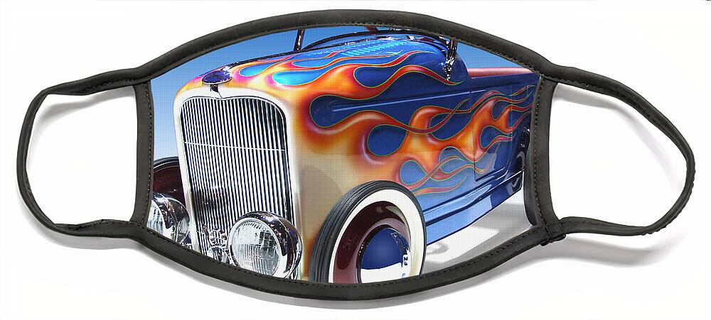 Peddle Car Face Mask featuring the photograph Peddle Car by Mike McGlothlen