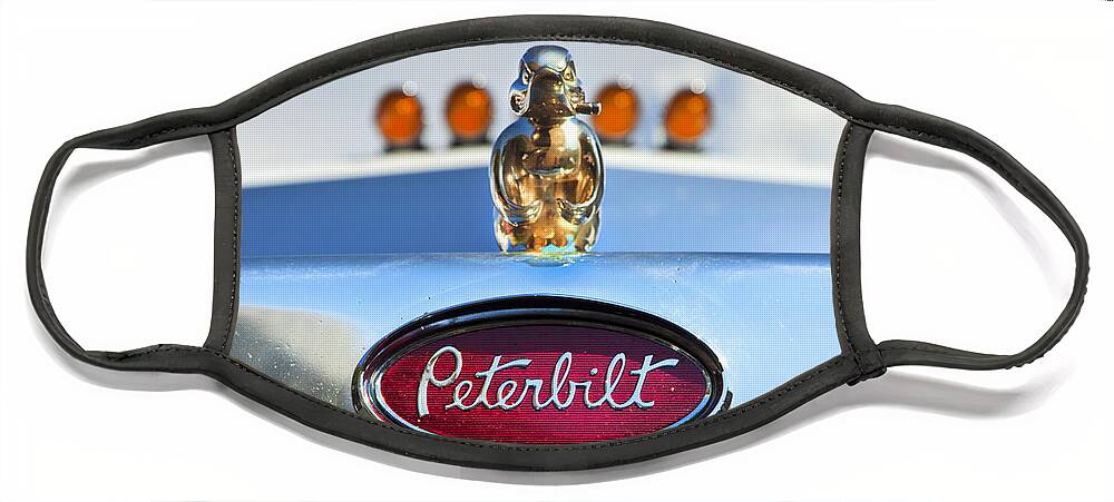 Trucks Face Mask featuring the photograph Peterbilt 2 by Theresa Tahara