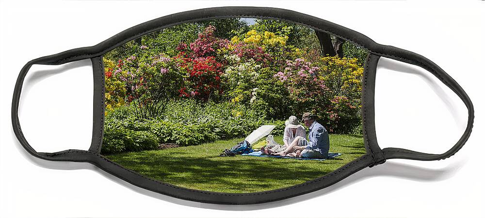 Ness Face Mask featuring the photograph Summer Picnic by Spikey Mouse Photography
