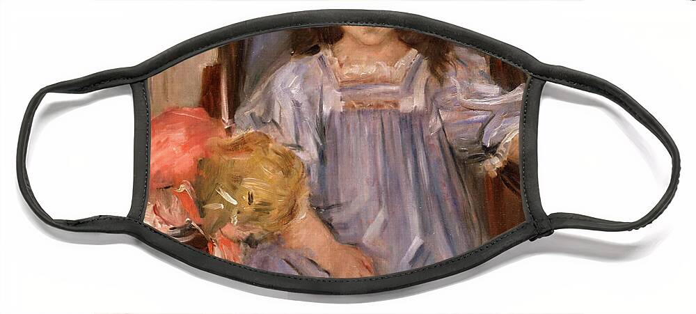 Lovis Corinth Face Mask featuring the painting Portrait of Sophie Cassirer by Lovis Corinth
