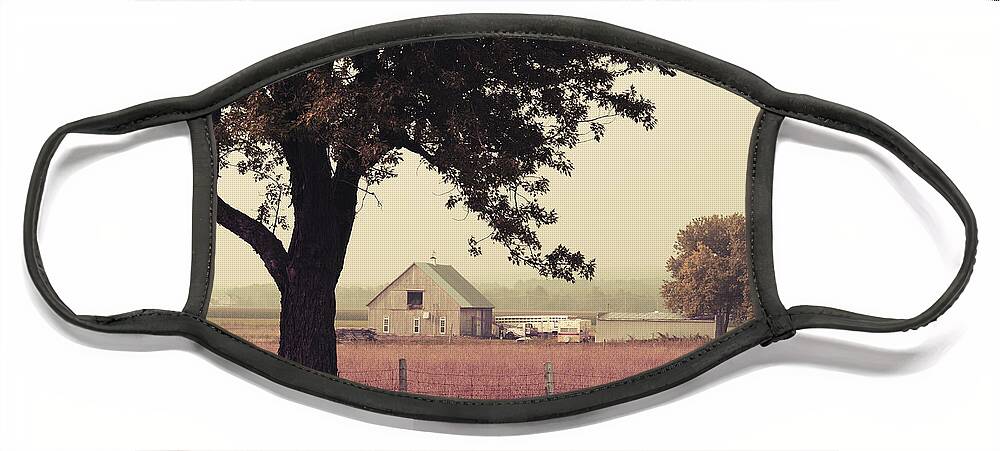 Autumn Face Mask featuring the photograph Rawdon's Countrylife by Aimelle Ml