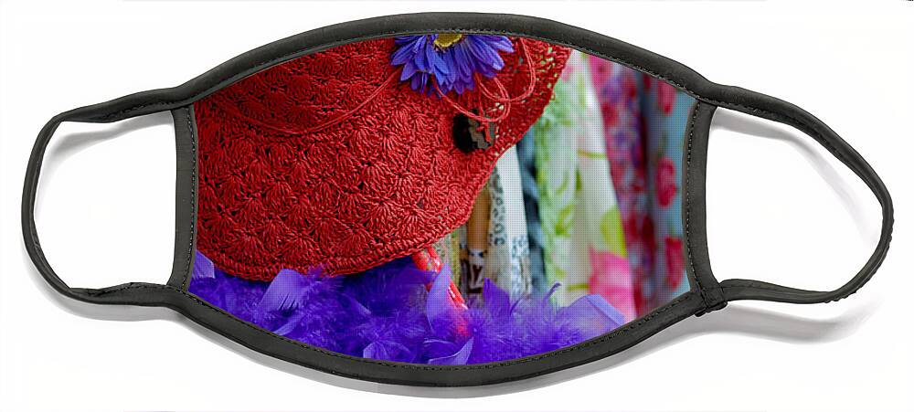 Boa Face Mask featuring the photograph Red Hat Society by Amy Cicconi