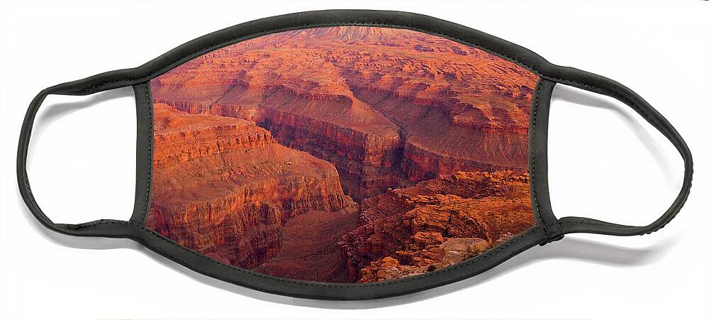 00345502 Face Mask featuring the photograph Grand Canyon from Kanab Point #1 by Yva Momatiuk John Eastcott