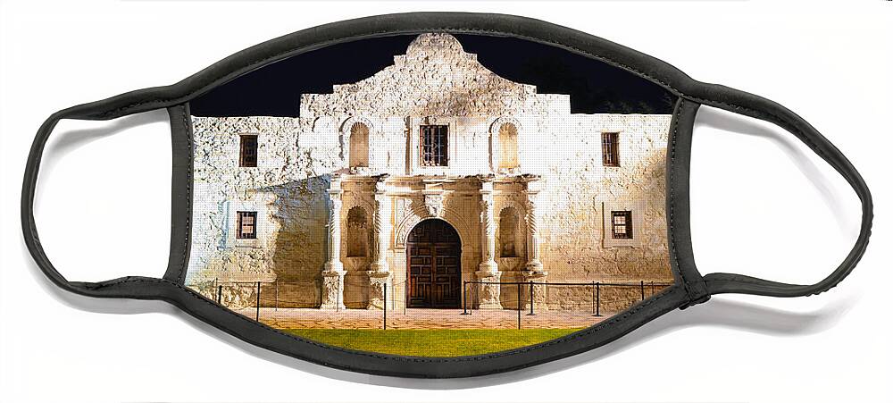 Alamo Face Mask featuring the photograph Remember the Alamo by David Morefield