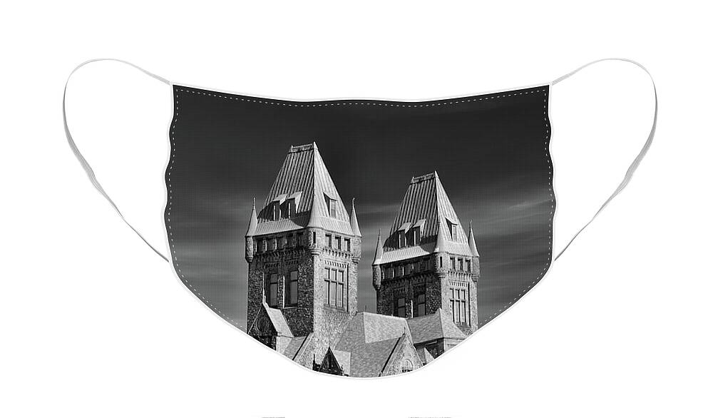 Buildings Face Mask featuring the photograph RIchardson Building 3439 by Guy Whiteley