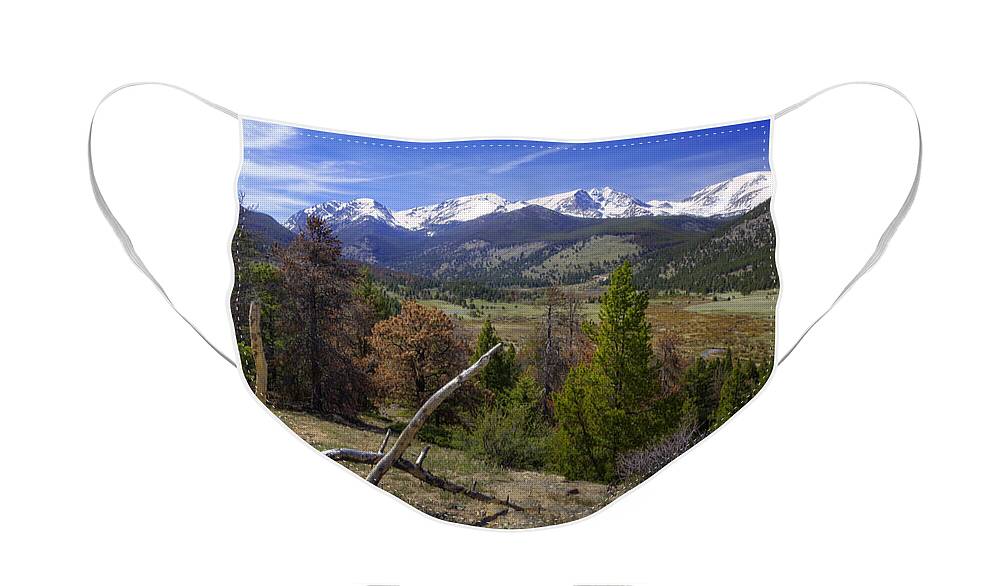 Rocky Mountain National Park Face Mask featuring the photograph Rocky Mountain National Park by Joan Carroll