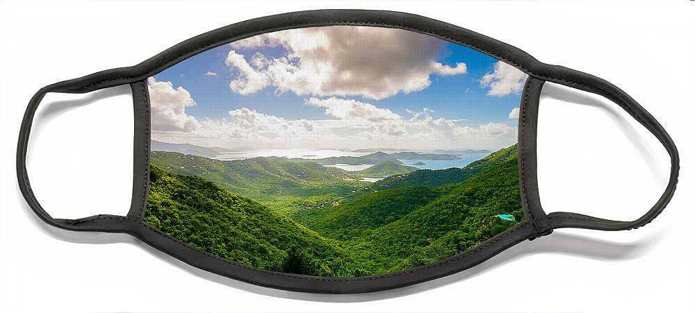Caribbean Face Mask featuring the photograph Saint John by Raul Rodriguez