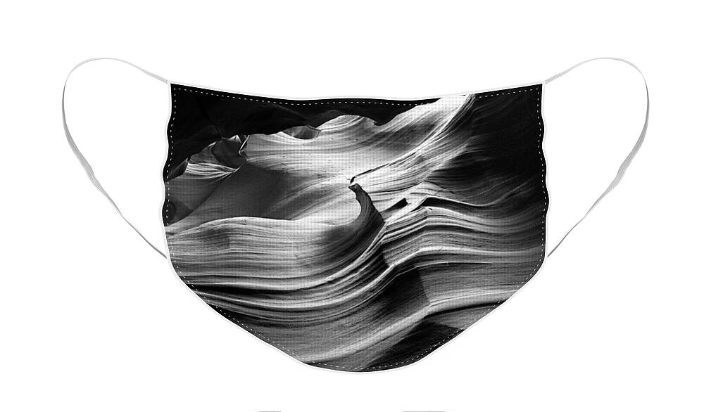 Antelope Canyon Az Face Mask featuring the photograph Sandstone Wave by Lucinda Walter