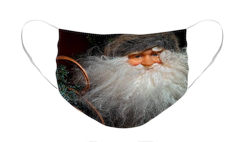 Santa Clause Face Mask featuring the photograph Santa Claus by Christopher Holmes