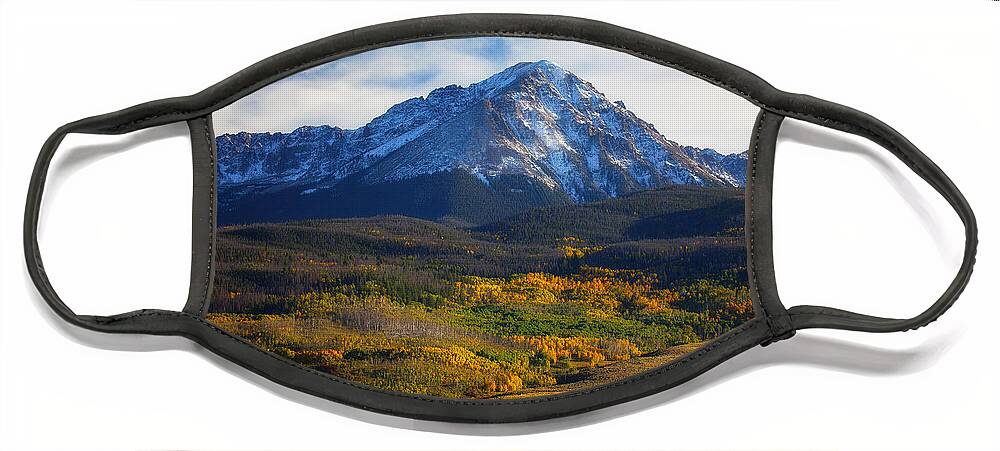 Autumn Landscapes Face Mask featuring the photograph Seasons Change by Darren White