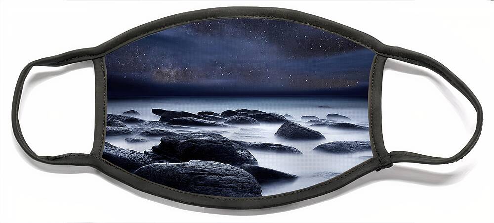 Night Face Mask featuring the photograph Shadows of the Night by Jorge Maia