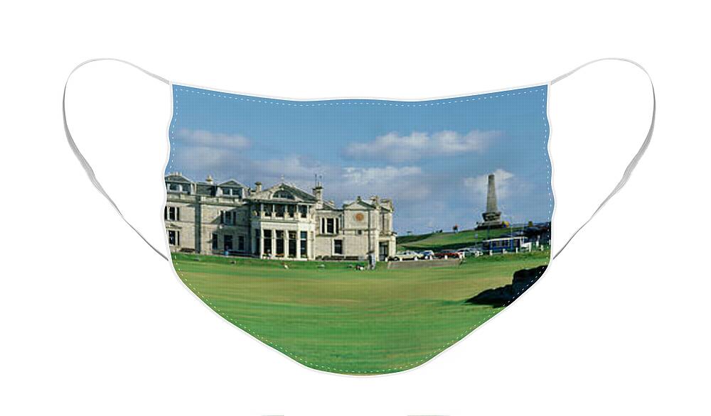 Photography Face Mask featuring the photograph Silican Bridge Royal Golf Club St by Panoramic Images