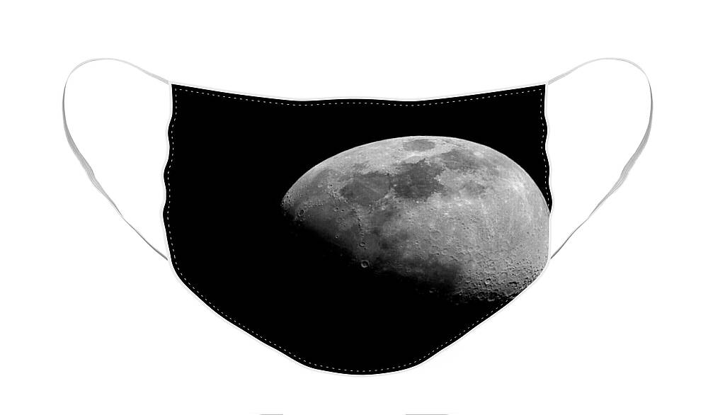 Night Face Mask featuring the photograph Silver Moon by AM FineArtPrints
