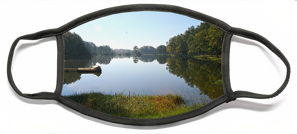 Lake Face Mask featuring the photograph Skipper Lake by Paul Anderson